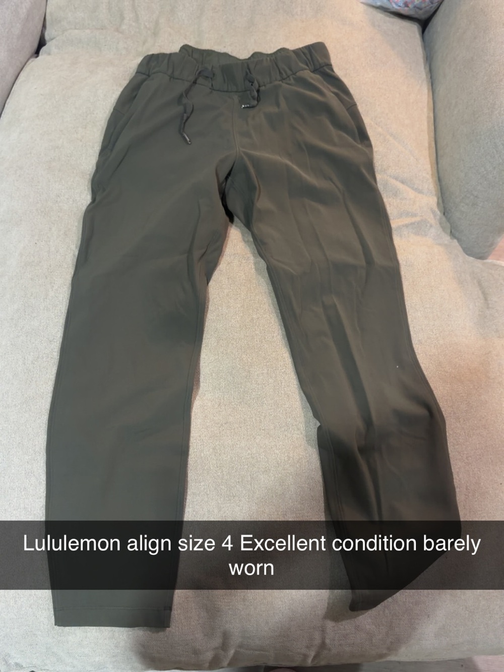 lululemon athletica women’s align Pants — Olive